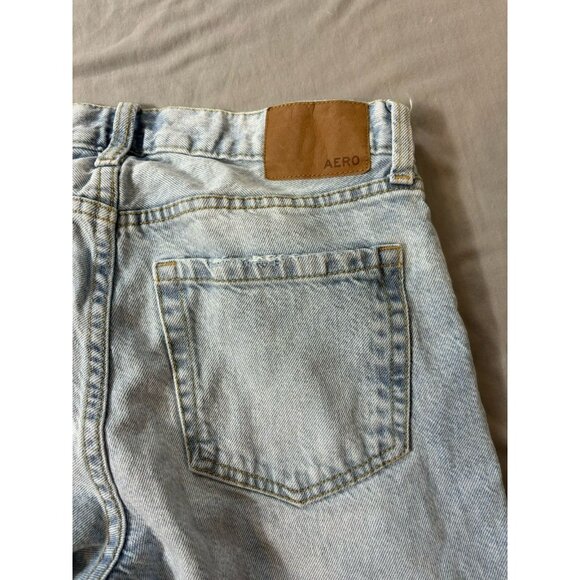 Aeropostale Boyfriend Flare Jeans Women's Size 0 Light Wash Denim - Picture 10 of 12